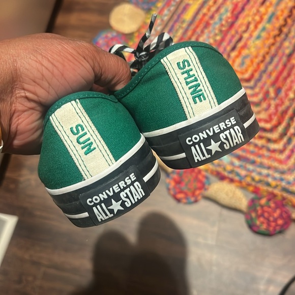 Green Custom Converse - Picture 4 of 4